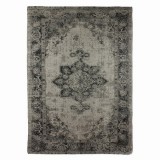 RUG GREY PERSIAN PRINT POLY